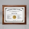 Certificate/Overlay Plaque For 8½