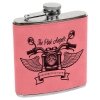 Leatherette Flask (Pink)