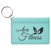 Leatherette ID Holder with Keyring