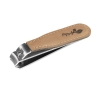 Light Brown Leatherette Nail Clipper