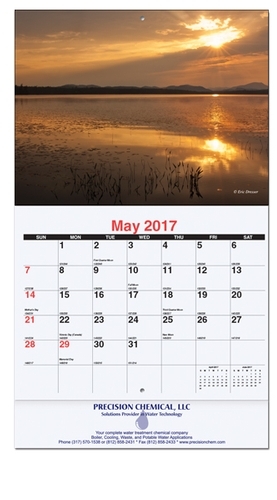 Majestic Outdoors Monthly Wall Calendar w/Stapled (10 5/8