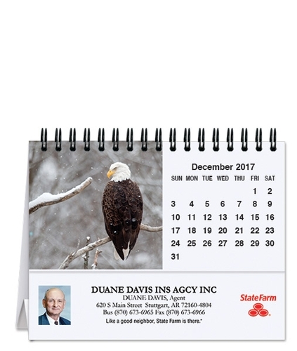American Wildlife Tent Desk Calendar (5 13/16