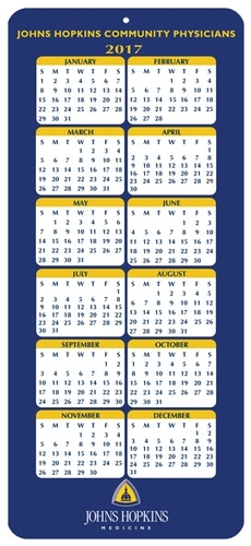 Year At A Glance Calendar Cards (4
