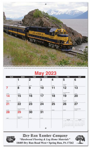 Magnificent Train Pictorial Calendar