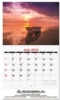 Serene Sunsets Monthly Wall Calendar w/Staples (10 5/8