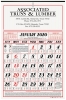 7 Sheet Almanac Calendar (12 1/4 x 18 5/8)