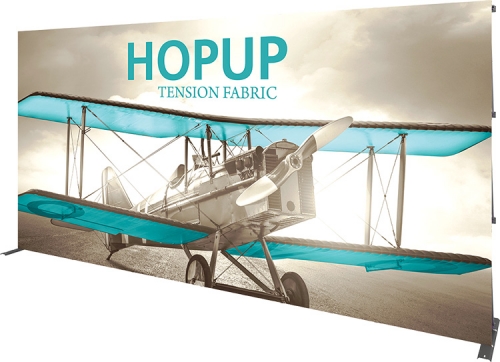 Hopup™ 15ft Full Height Straight Display Front Graphic