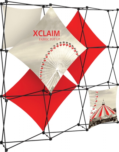 Xclaim 8ft Wide Fabric Popup Display Kit 02