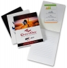Perfect Bound CardNoter - 3 individual business card pockets per page