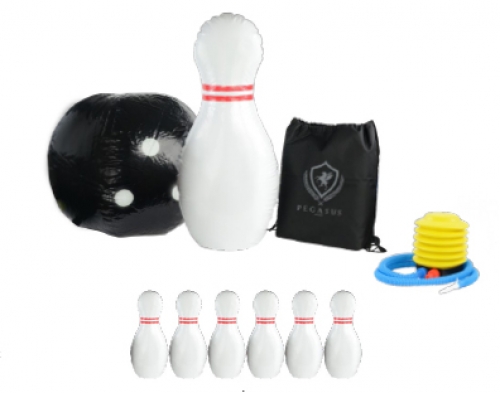 Giant Inflatable Bowling w/Carrying Case