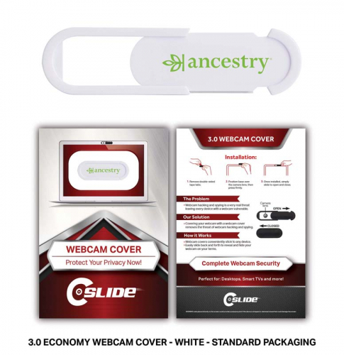 Economy Webcam Cover 3.0 with Standard Packaging