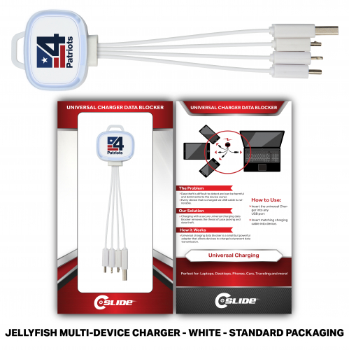 Jellyfish 4-in-1 Multi-Device Charger with Standard Packaging