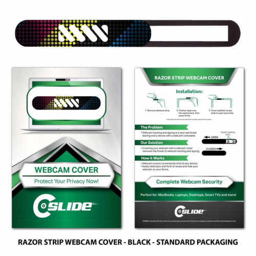Webcam Cover Razor Strip with Standard Packaging