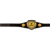Shield Championship Belts - Black-Antiqued Gold