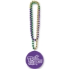 Mardi-Gras Beads w/A Custom Direct Pad Print