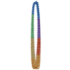 Rainbow Beads w/ a Custom Shaped PVC Medallion