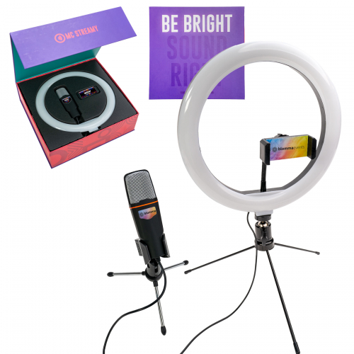 Mcstreamy – Microphone And Light Ring