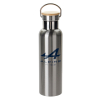 20 Oz Bamboo Top Stainless Steel Vacuum Bottle