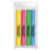 Liqui-Mark® Brite Spots® Fluorescent Barrel Broad Tip Highlighter (4-Pack)